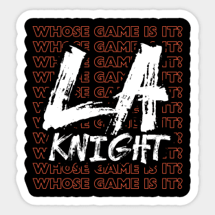 Whose Game Is It - LA Knight Sticker